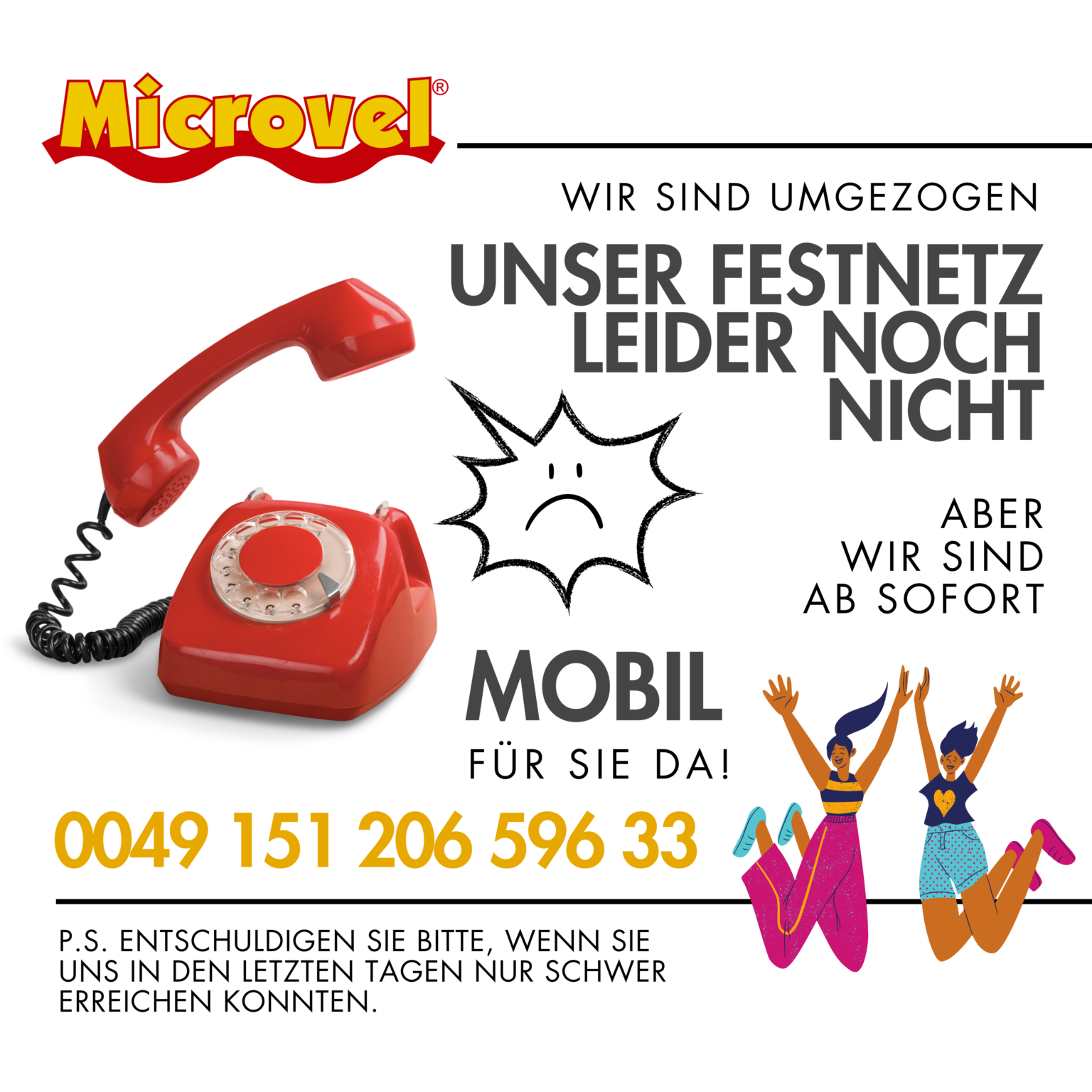 TCW neue Telefonnummer